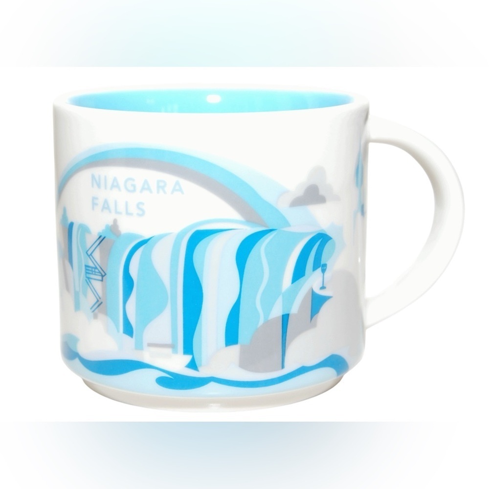 Starbucks Niagara Falls Ceramic Mug 14 Fl Oz You Are Here Collection
